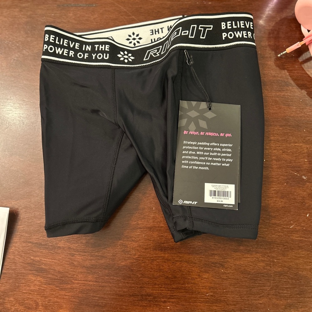 RIP-IT Black Athletic Shorts